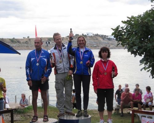 2014 Croatia - Sarah (2nd) on the podium