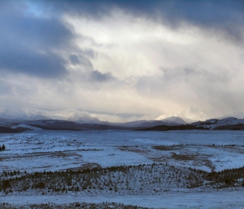 View to the Affirc hills, 