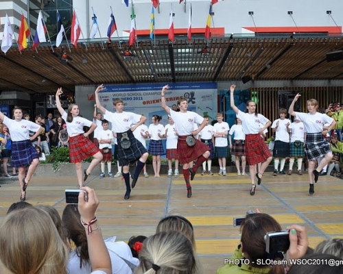 HIghland dancing at prize giving