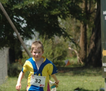 Ewan on the run-in on day 5 (photo Garry Morrison), 