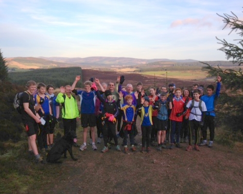 Saturday run up Kerloch