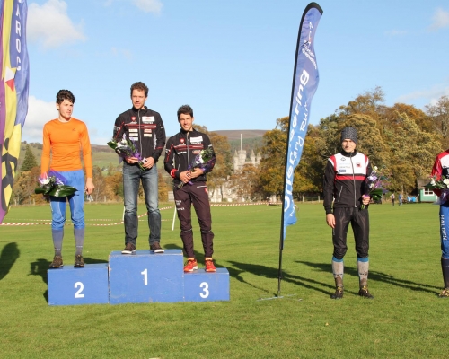 Mens Elite Podium at Balmoral