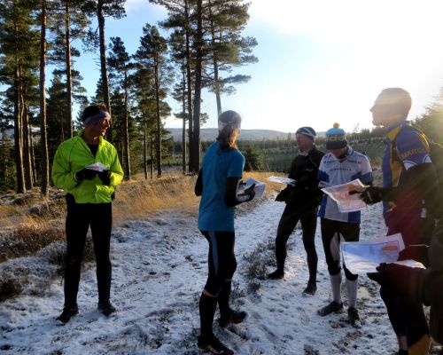 Regrouping at the jelly baby station
