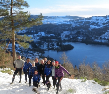 Maroc Talent Squad training on Drummond Hill, Loch Tay, 