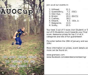 AUOCup flyer, 