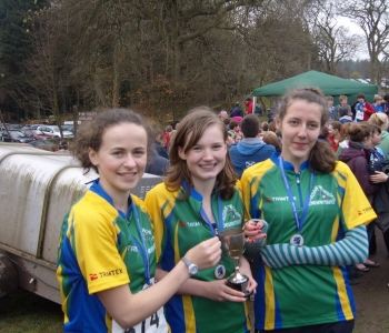 Aboyne Academy winning G11 Girls Team, Hilary Ford