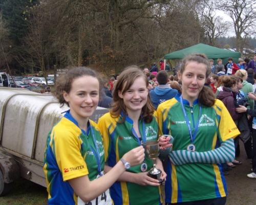 Aboyne Academy winning G11 Girls Team