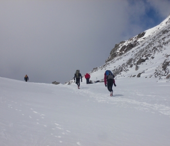 Competitors in the 2013 Highlander MM on Creag Meagaidh, 