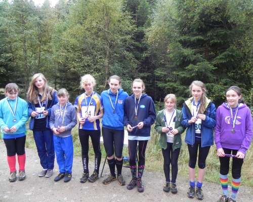 Inter-Area Girls Relay Winners