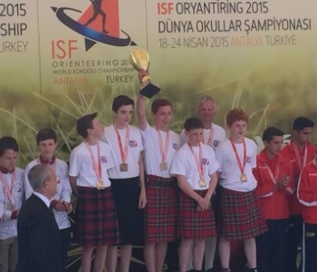 Banchory Academy World Schools Champions in M2 category, 