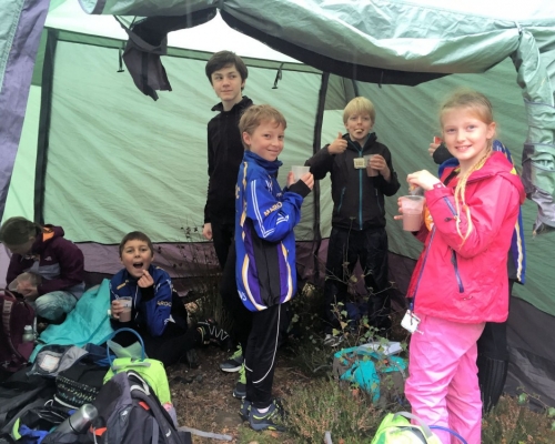 Well-earned chocolate break