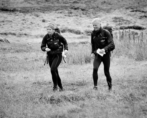 Roger & Kirsty at the end of Day 1