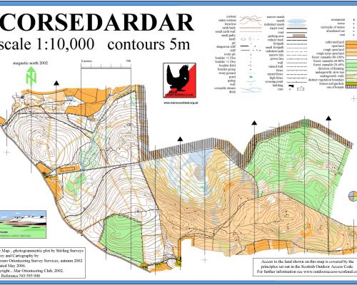 Corsedardar map