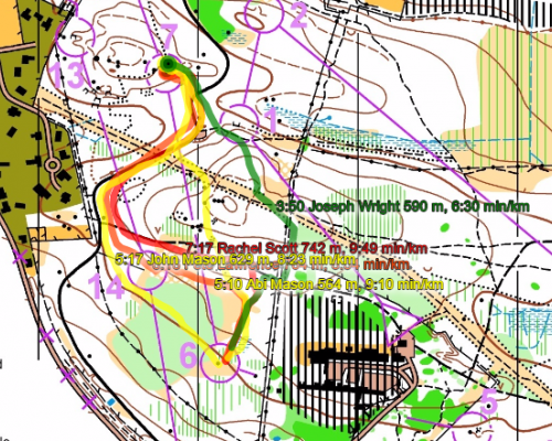 Leg 6-7 on the brown course