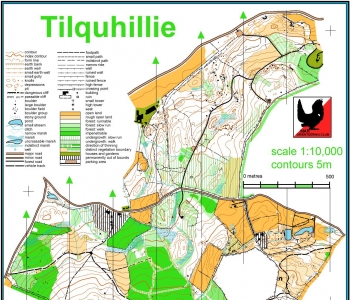Tilquhillie map, 