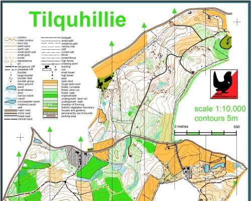 Tilquhillie map